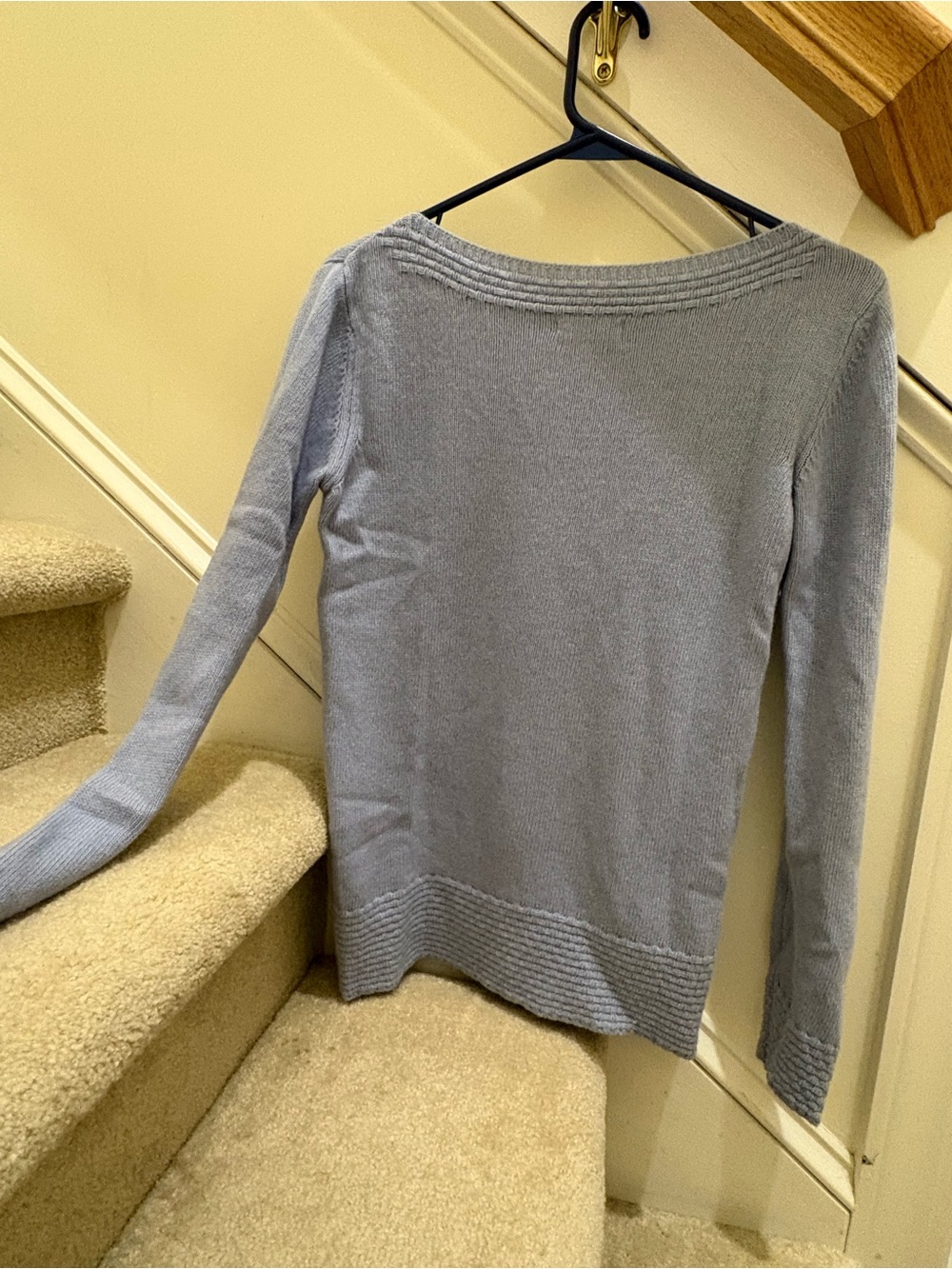 Benedetta B. Light Blue Women’s Wool and Cashmere Sweater - Picture 5 of 5